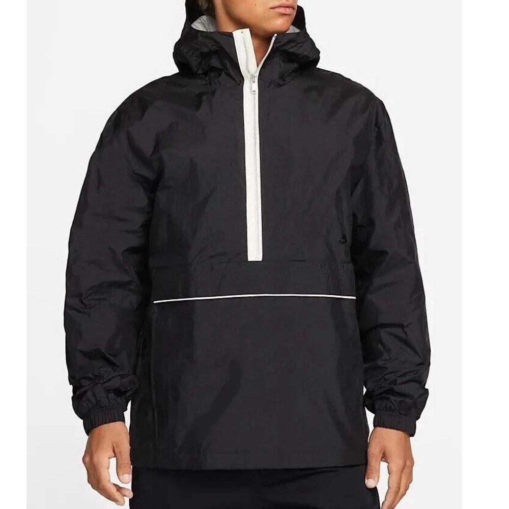 Nike Jacket Mens Size‎ Large Air Unlined Anorak Windbreaker Black FD4664-010
